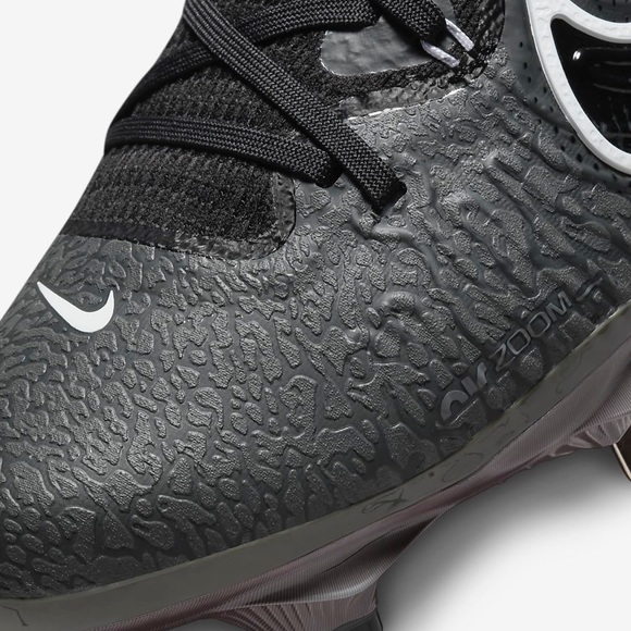 Nike Alpha Huarache NXT Men's Baseball Cleats Black Smoke Grey White 8.5 - Picture 8 of 11